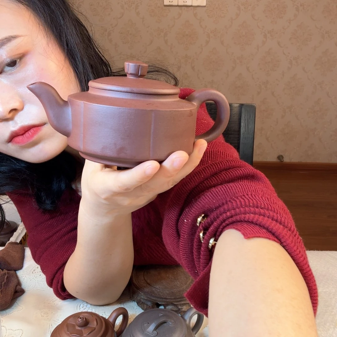 紫砂茶壶白****道精工制作原汁原味