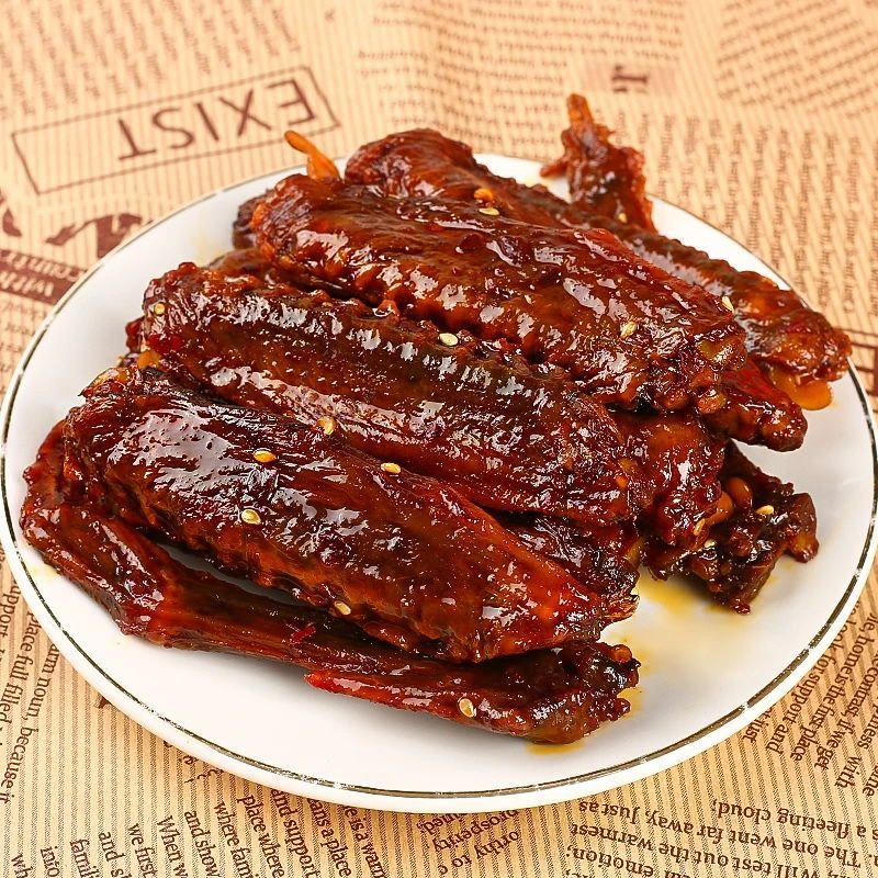 【爆辣鸭翅】口水娃鸭肉卤味熟食下酒菜香辣夜宵解馋追剧零食小吃DD
