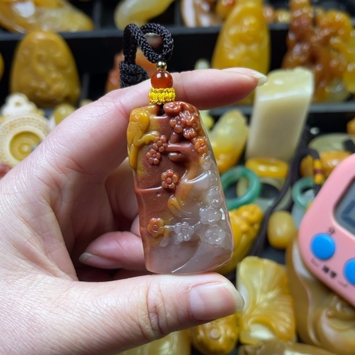石英质玉吊坠(不含链)未镶嵌隐*