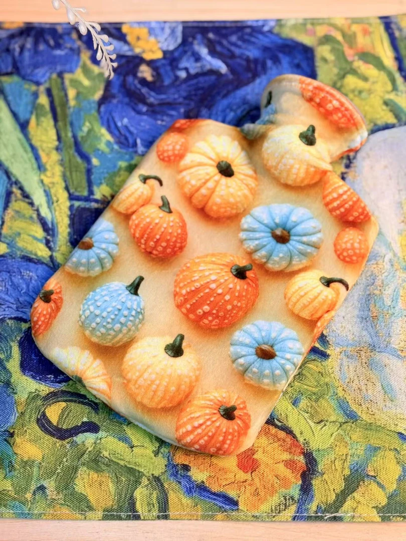 灌水热水袋厚防爆暖水袋毛绒灌水热水袋被窝暖手暖脚用