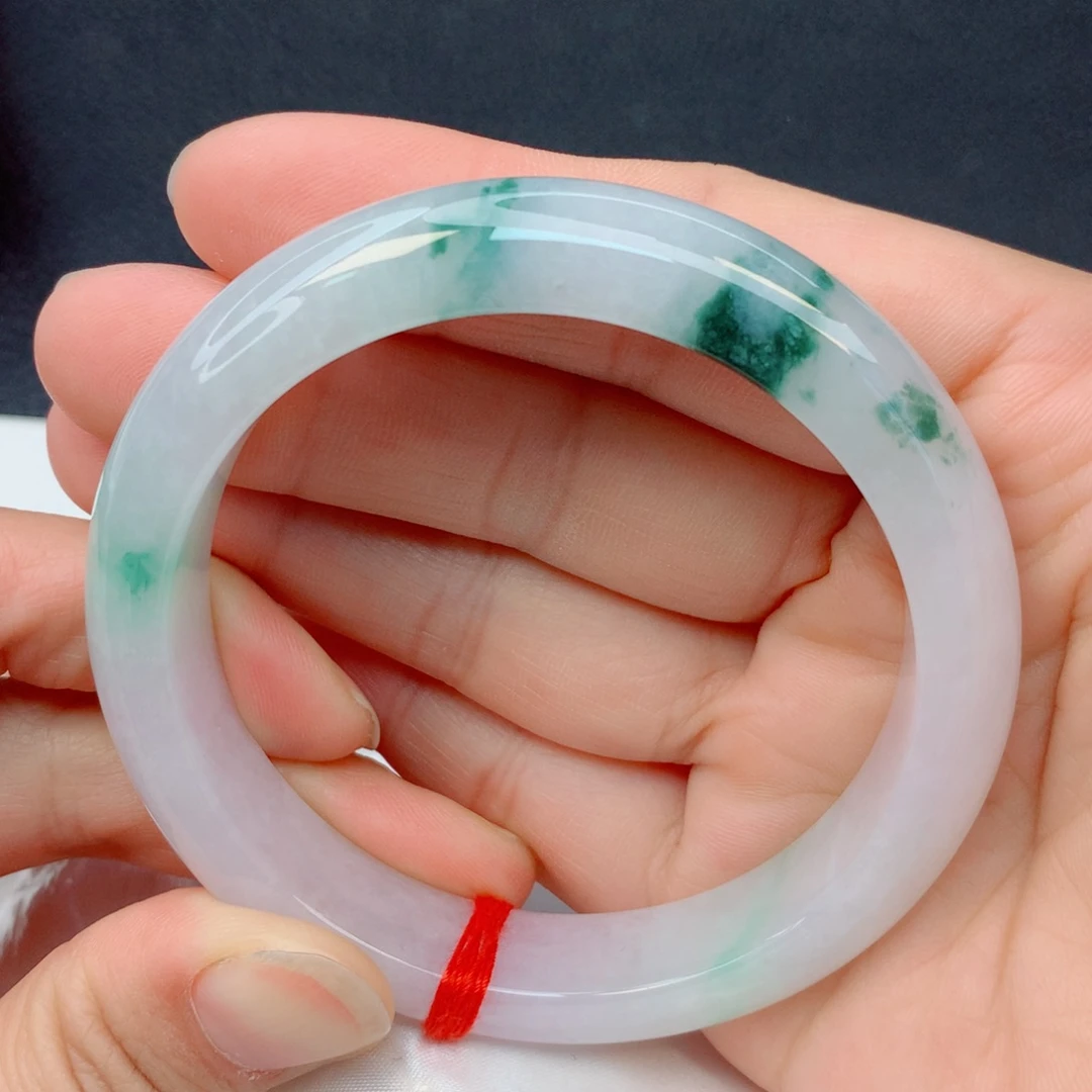 翡翠未镶嵌手镯56圈