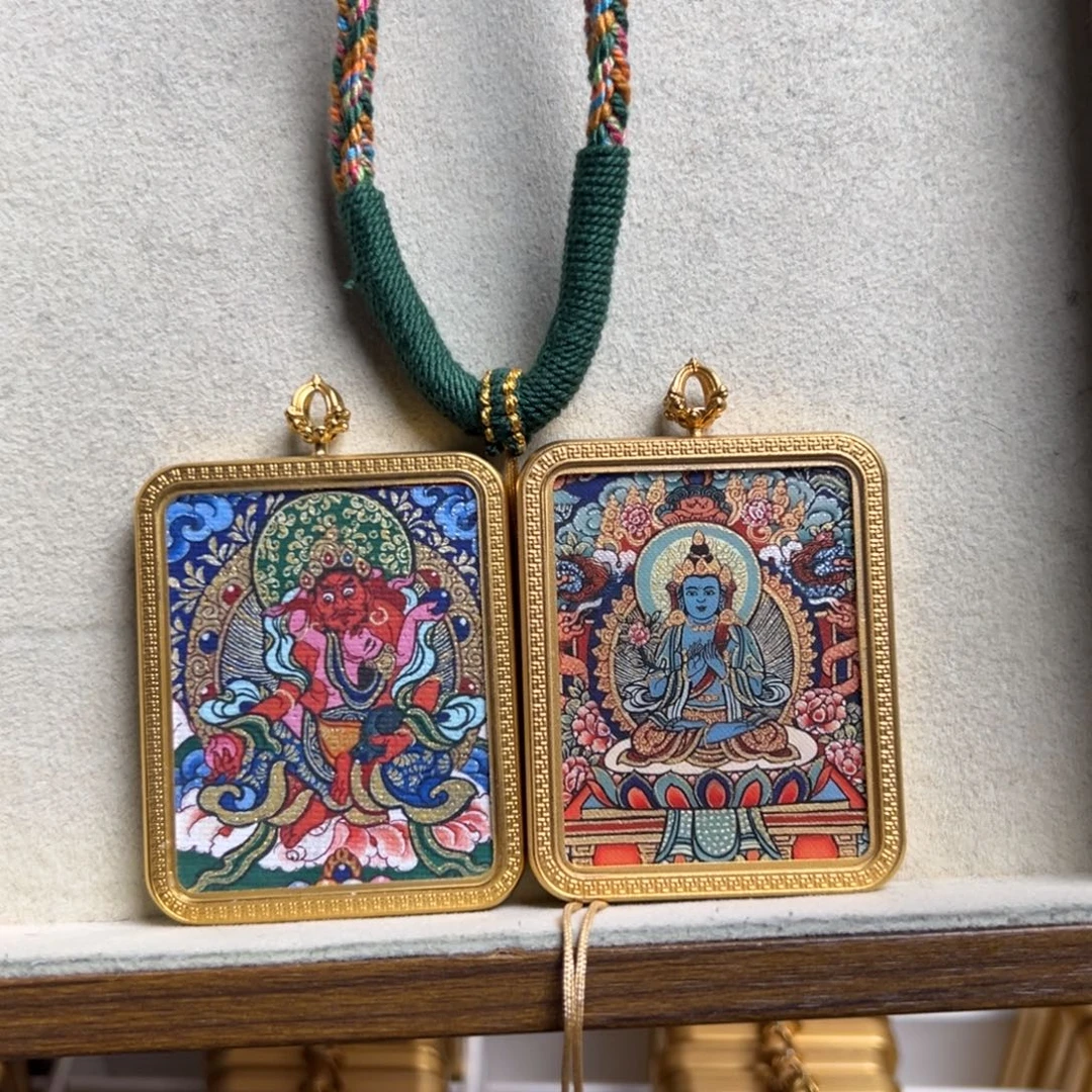 B***M吊坠双面定制大势至红老爷