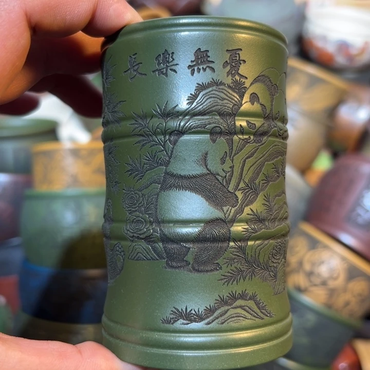 紫砂茶杯宜兴紫砂主人杯