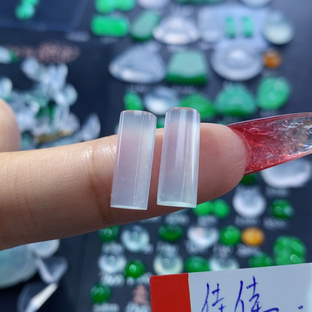 翡翠颈饰未镶嵌纯天然缅甸翡翠A货