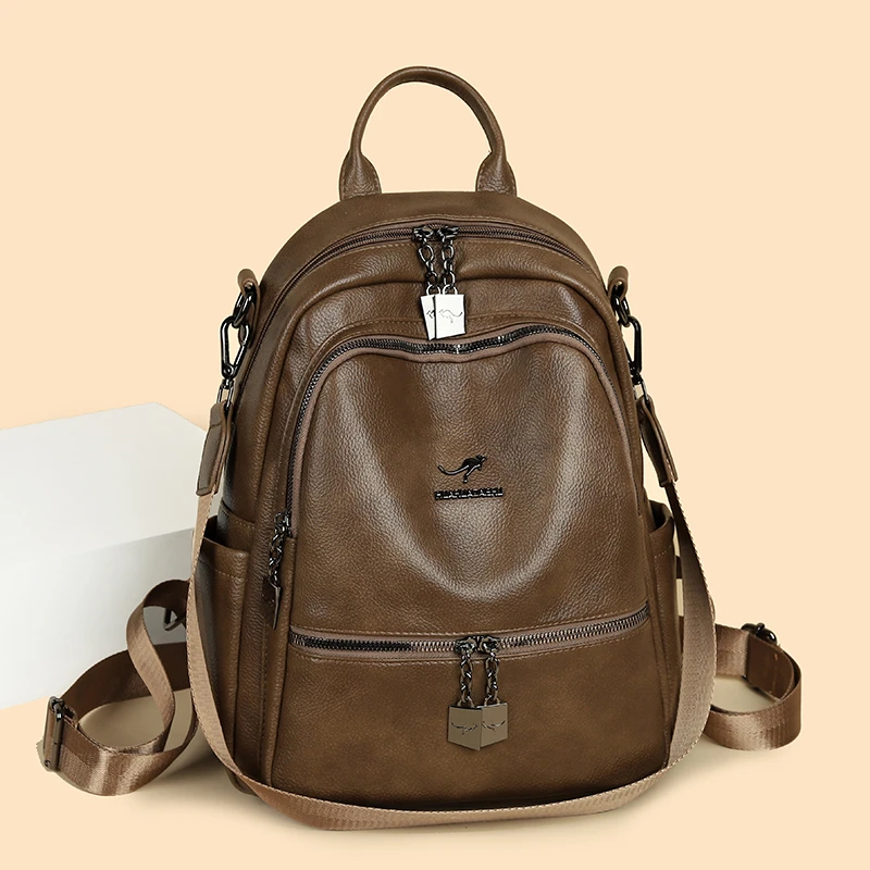 专柜正品女士轻便韩版双肩包大容量旅游出行百搭中年妈妈时尚背包