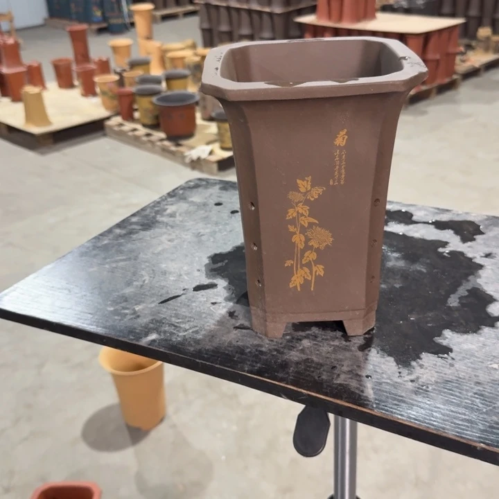 紫砂紫砂花盆破损补发高度22口径16单只