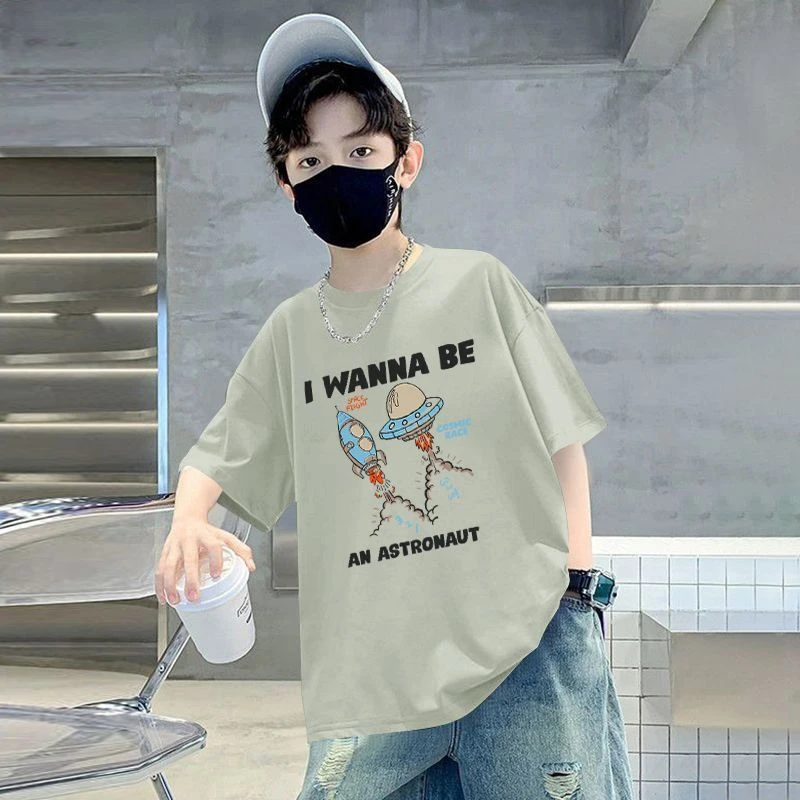 童装男童短袖t恤纯棉夏季新款儿童宝宝半袖上衣中大童