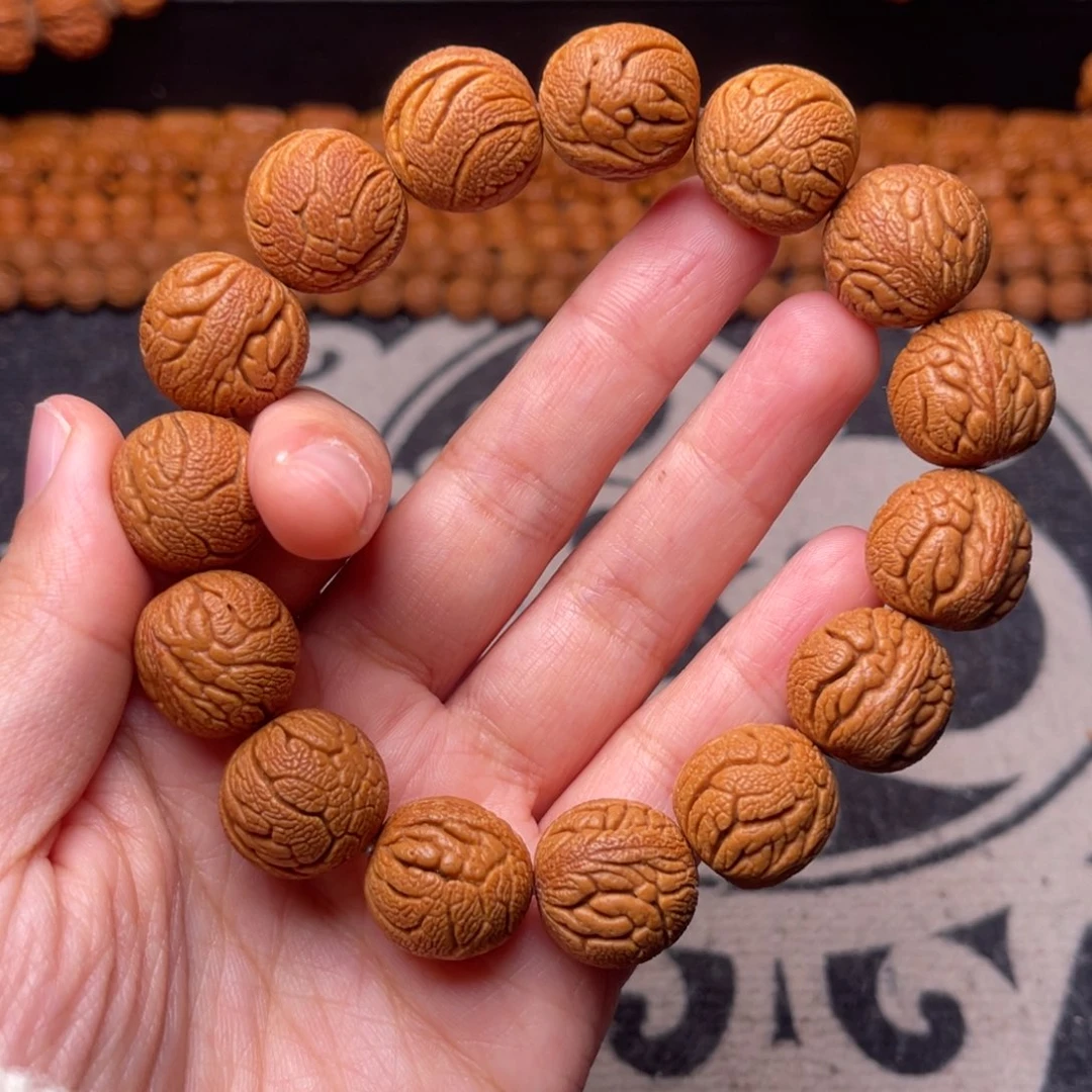 吊坠桃核龙纹龙珠17