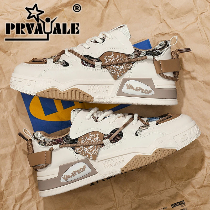 【裴罗尔】网红爆款男鞋新款百搭厚底休闲平板鞋青少年运动潮鞋韩版