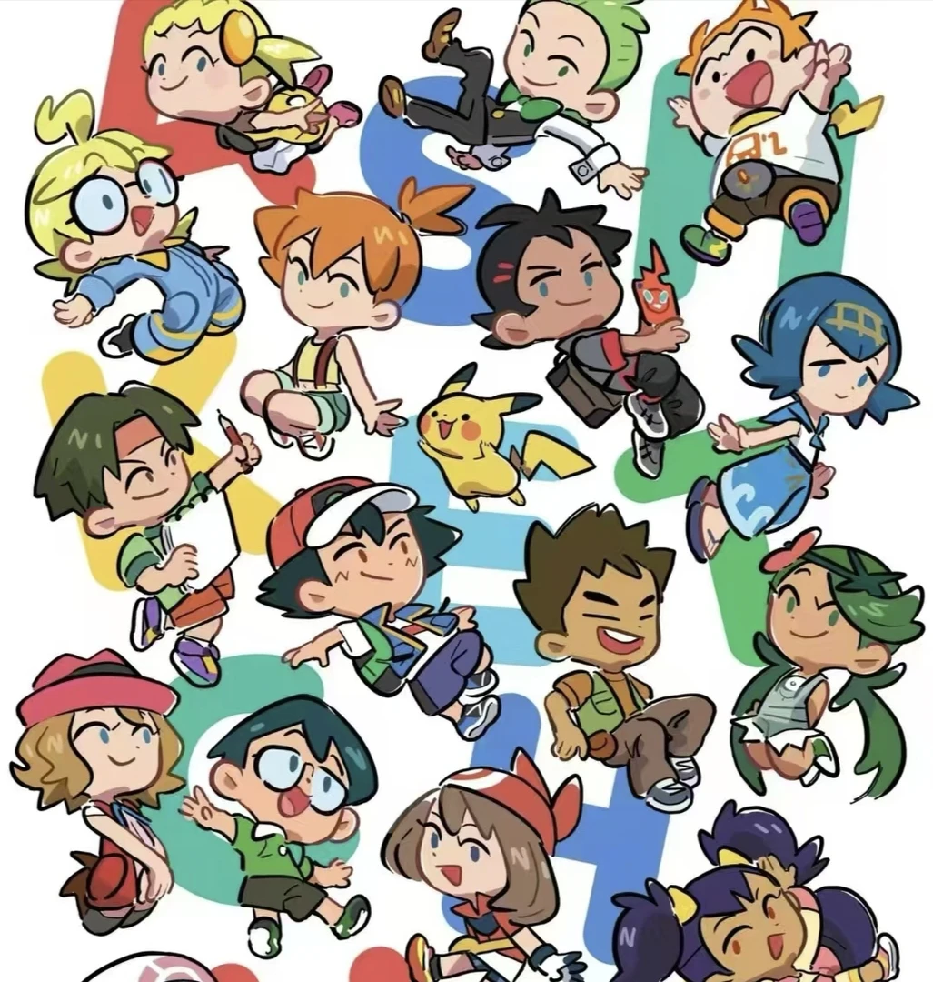 【1～3世代图鉴】宝可梦像素风冰箱贴（1～9世代）