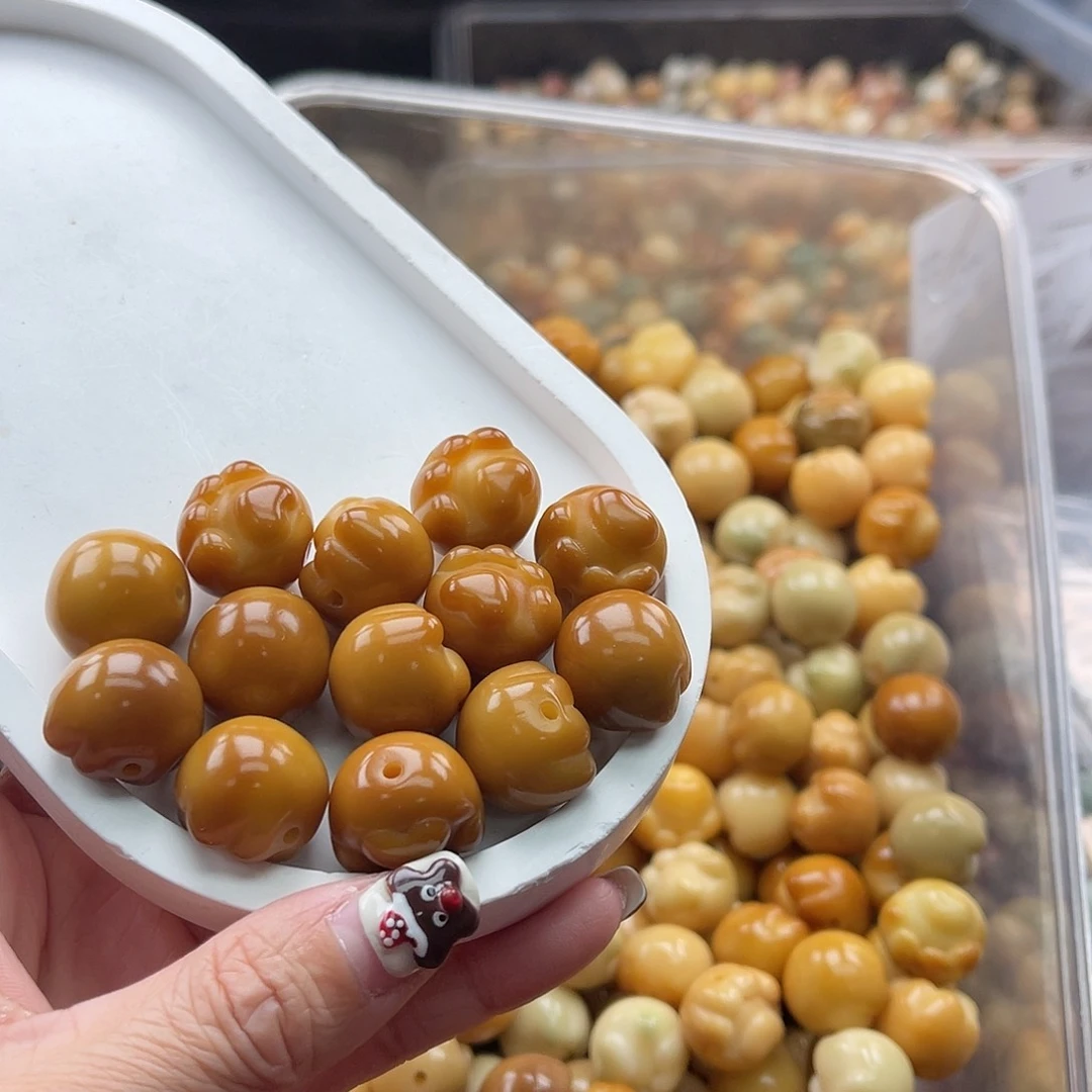 白玉菩提吊坠?*墨C/16mm/15颗