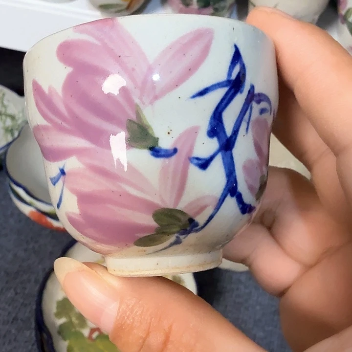 景德镇陶瓷手工手绘小葫芦杯