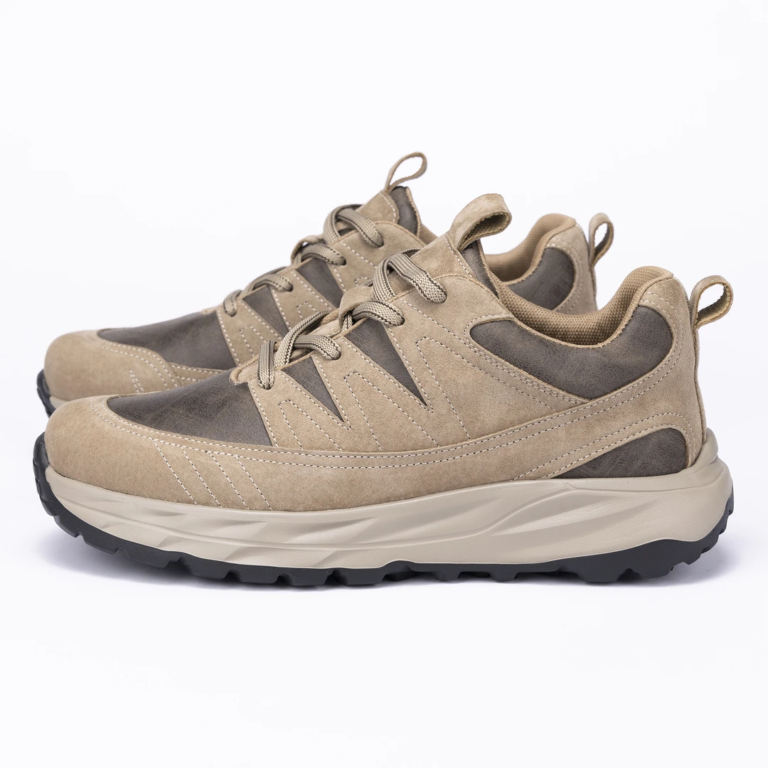 LBEL2025男士户外休闲鞋低帮耐磨徒步鞋舒适透气运动鞋轻便慢跑鞋