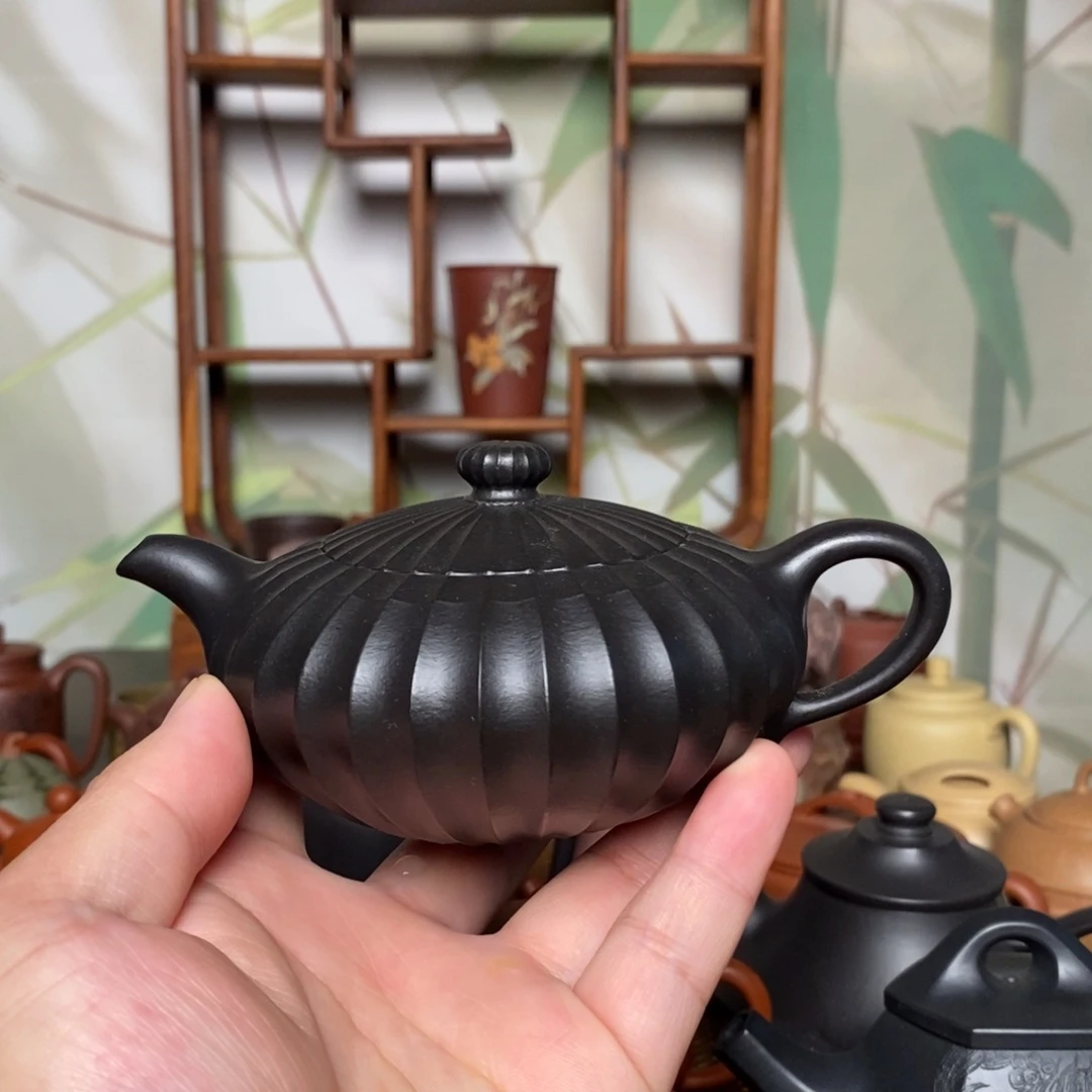 茶壶紫砂朱泥焐灰禅墩唯颂