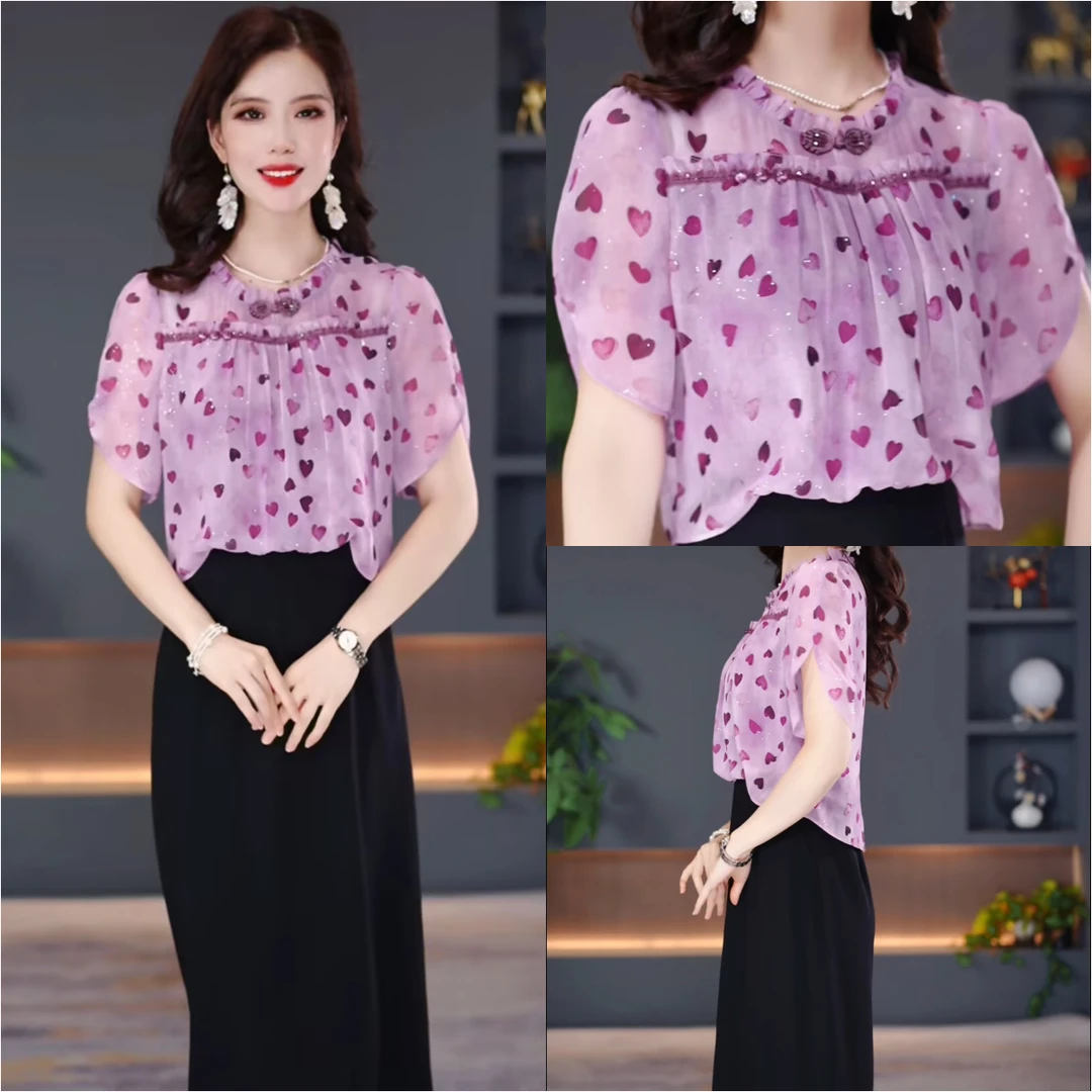 夏季新款连衣裙2025新款显瘦修身收腰韩版气质遮肚裙子YX25K1886