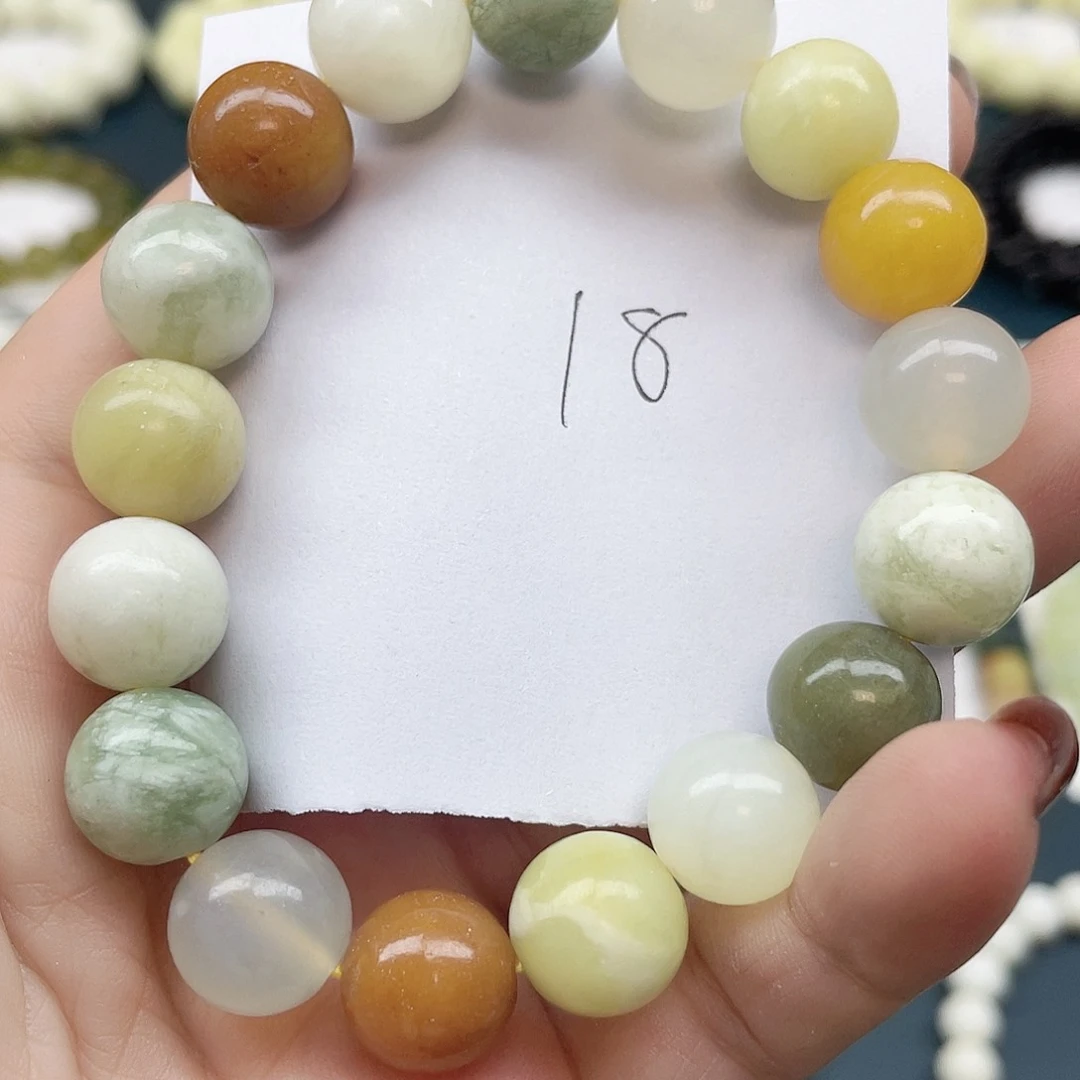 未镶嵌蛇纹石玉手串