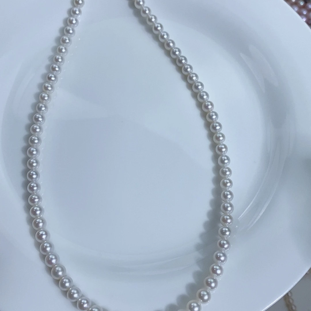 银S925镶嵌卡5到6淡水珍珠