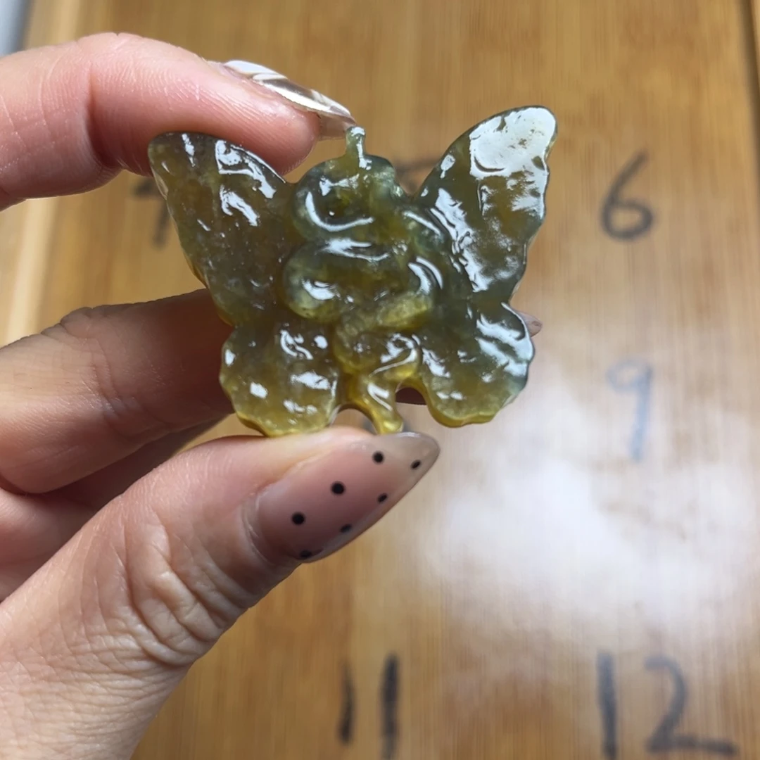 蛇纹石玉合金颈饰