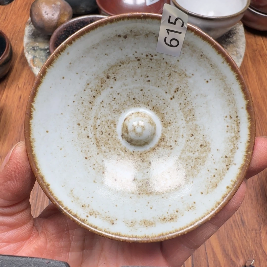 柴烧建盏茶盏茶杯615