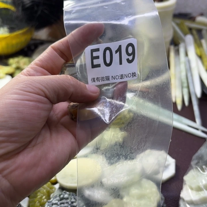 蛇纹石玉发饰合金欣*