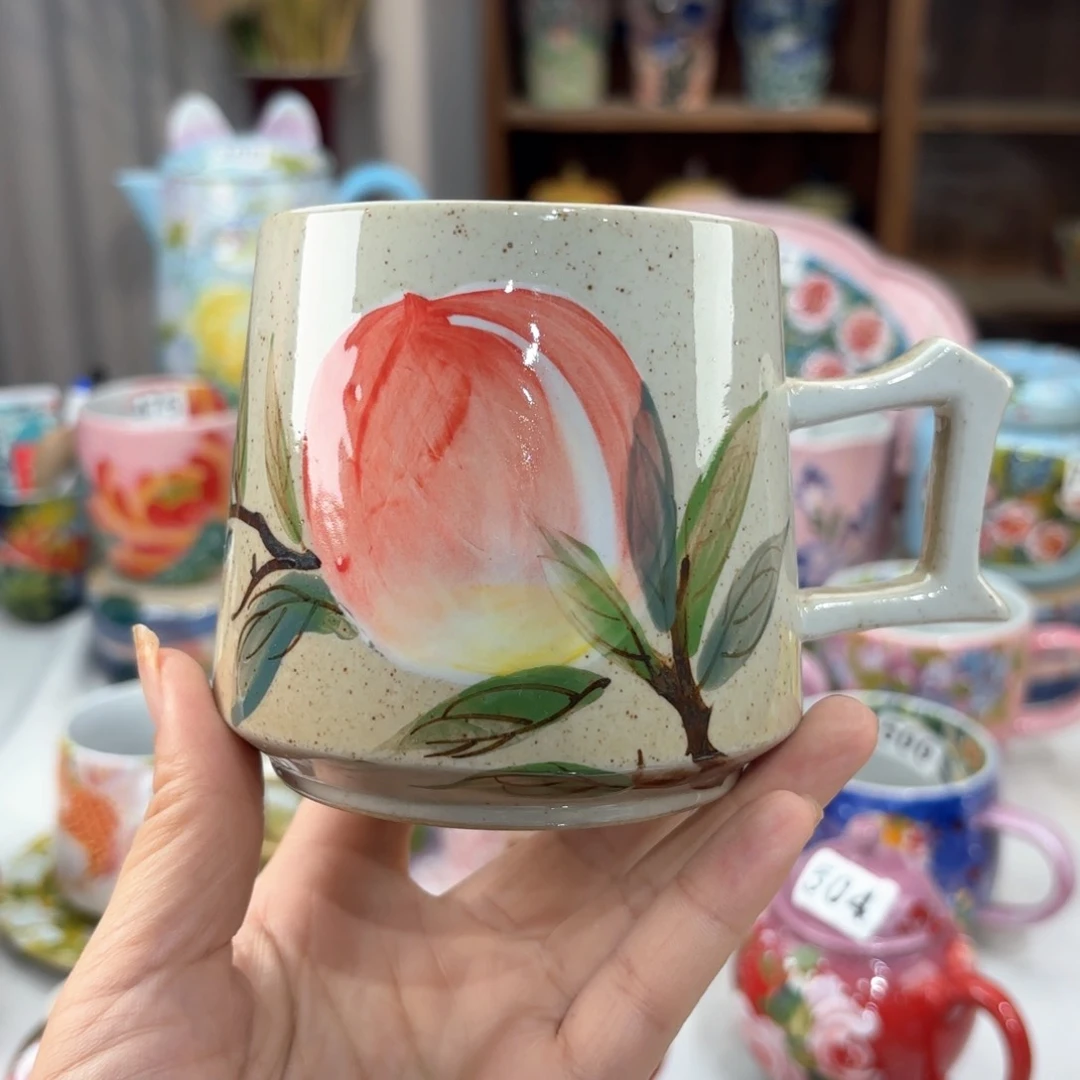 景德镇手绘高温釉下彩陶瓷茶具