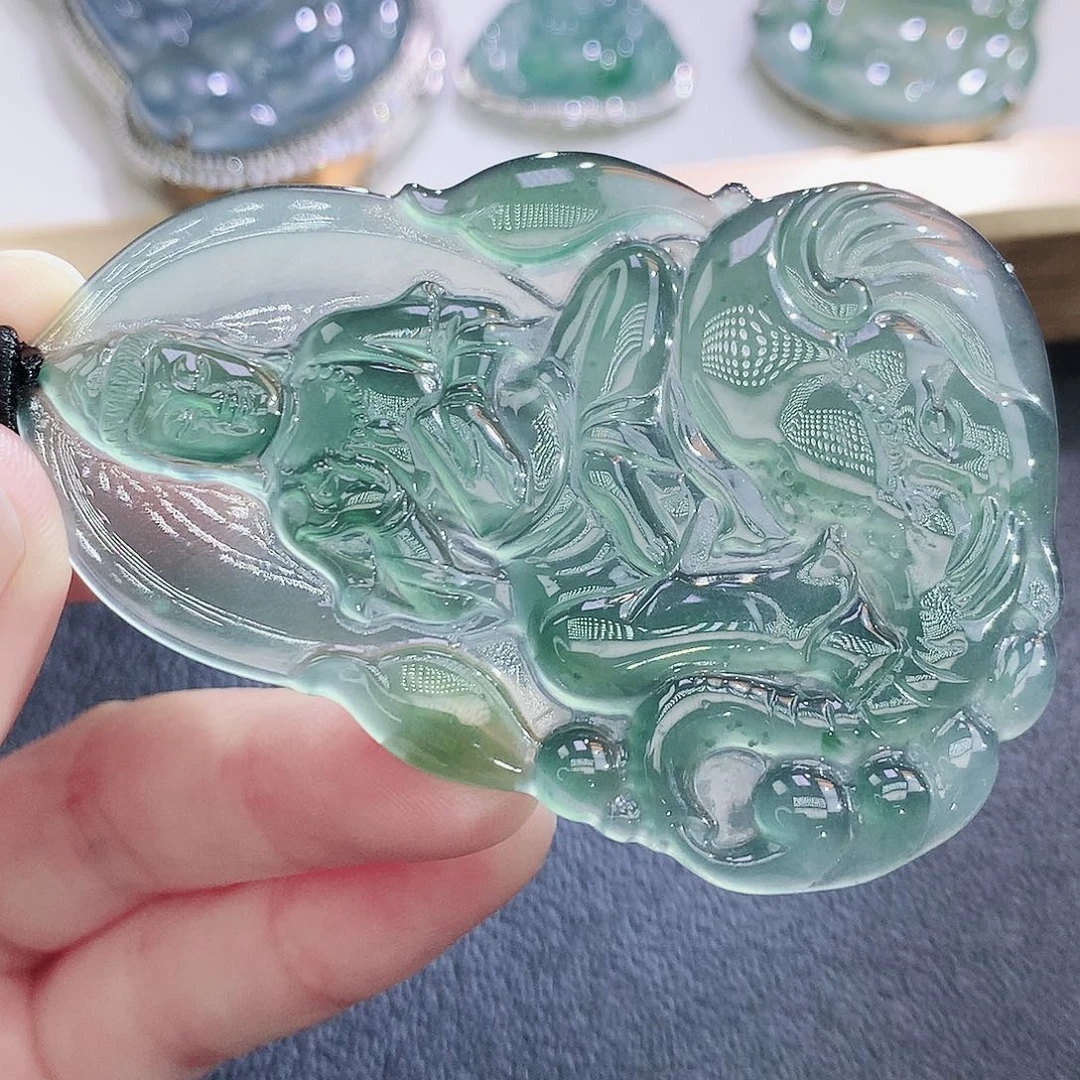 翡翠未镶嵌挂件翡翠