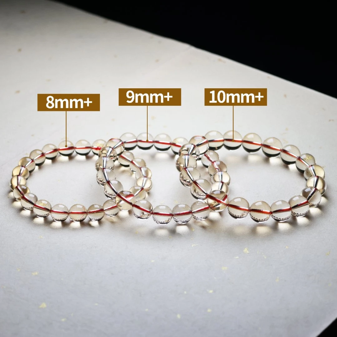 晶匠黄水晶手串多规格发一8mm+/9mm+/10mm+