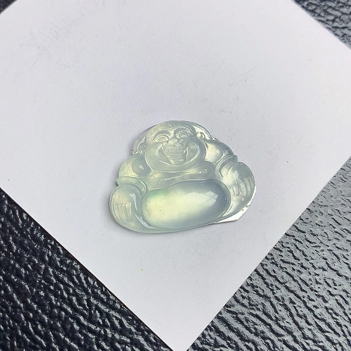 颈饰未镶嵌翡翠天然缅甸翡翠佛公