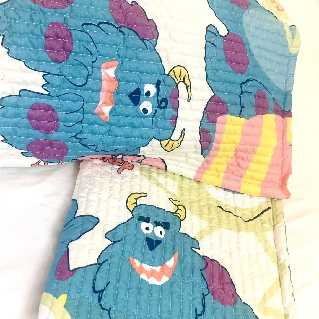 【歪歪精选】52*78cm四季水洗棉可爱枕套！大眼怪和毛豆