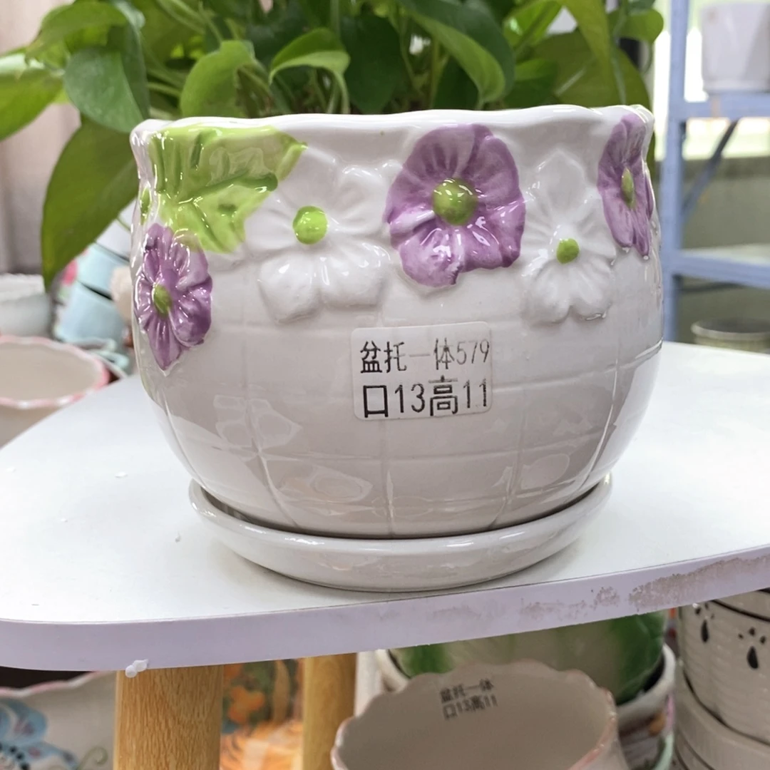 @夏西陶瓷花盆@@5579