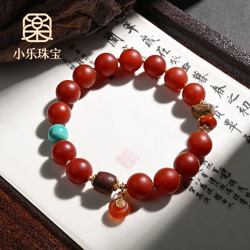 原创设计款红玛瑙手链多样性发一-11116