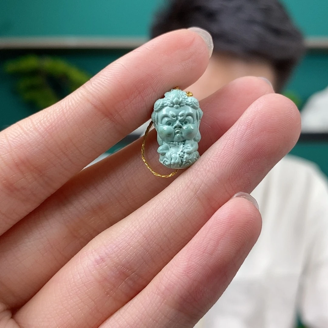 未镶嵌绿松石珠宝奇石