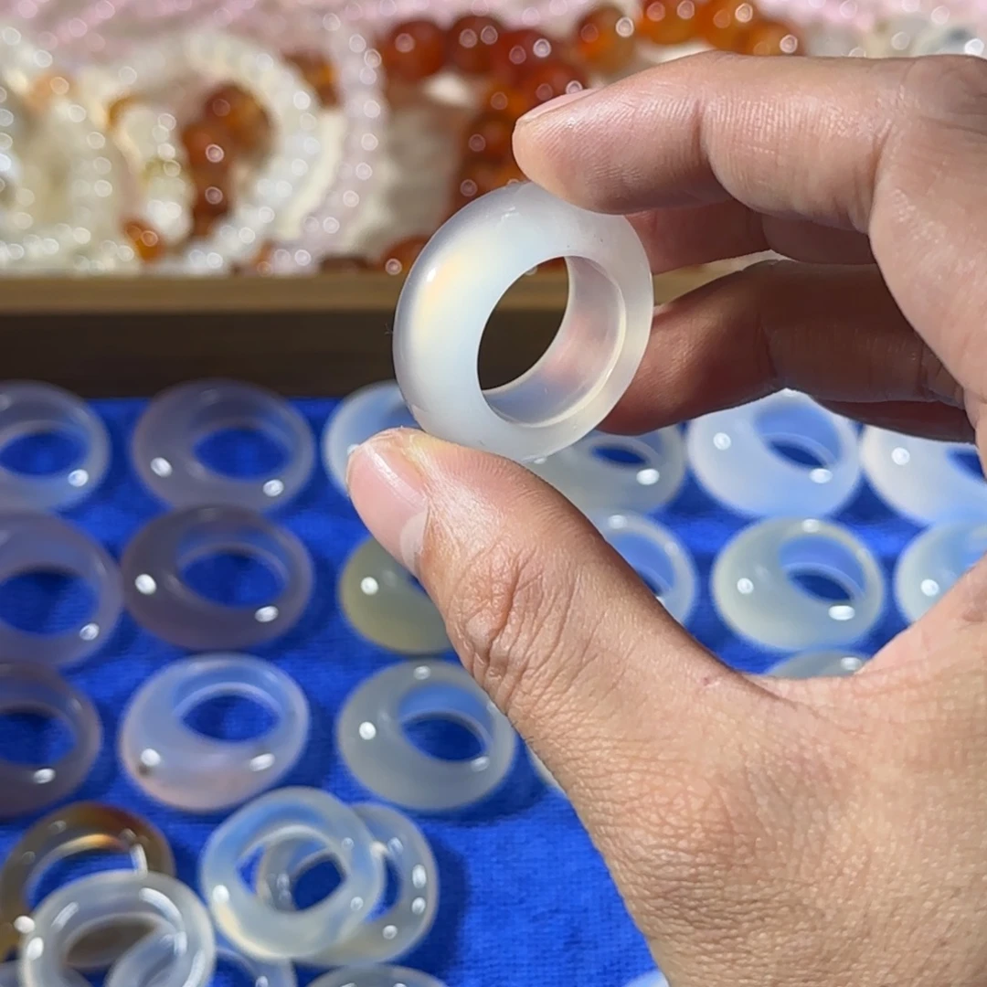 玛瑙/玉髓未镶嵌戒指