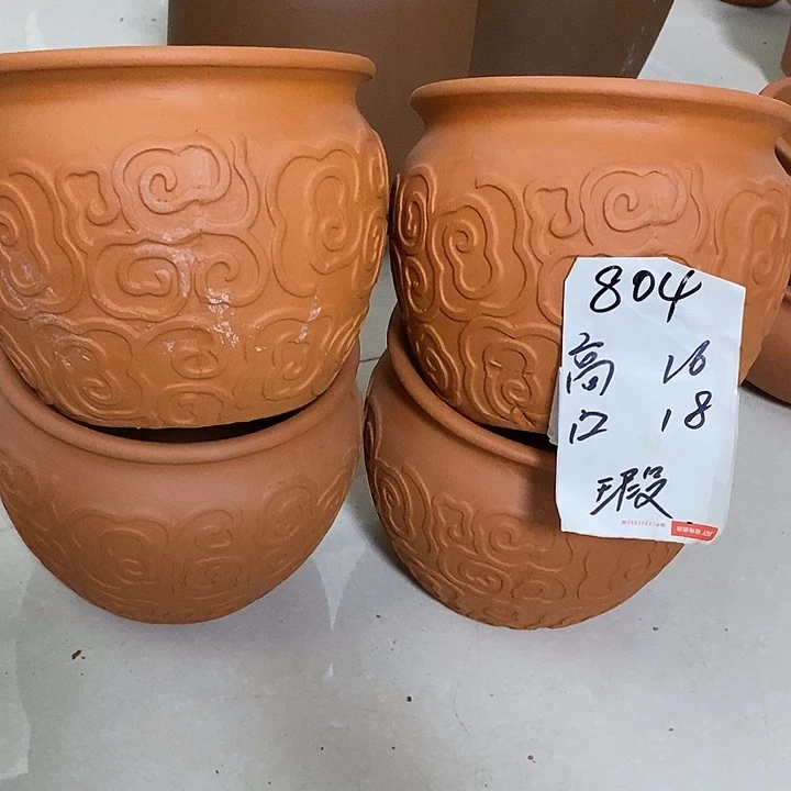 粗陶红陶绿植花盆804