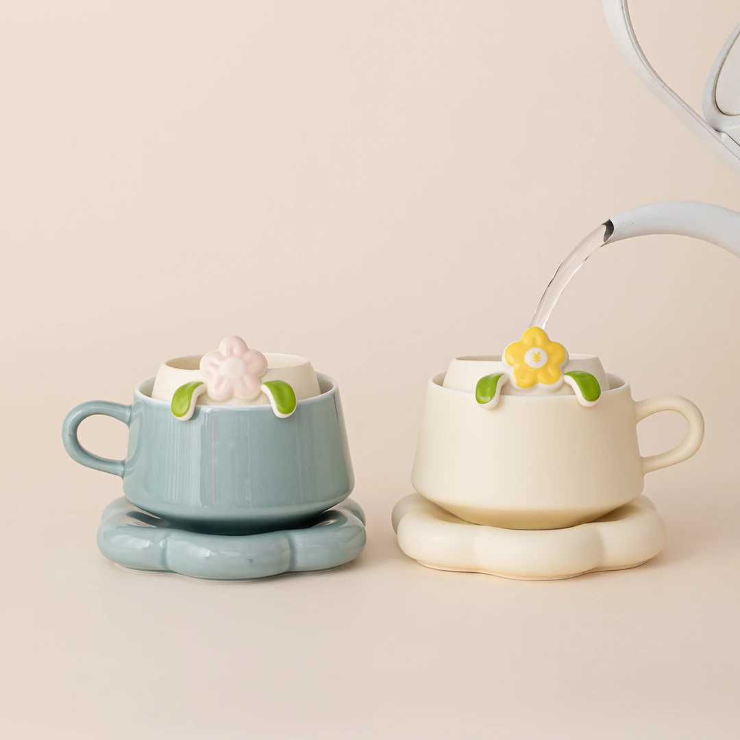 2025新款特别好看的精致的高颜值个人专用办公室陶瓷杯马克杯水杯