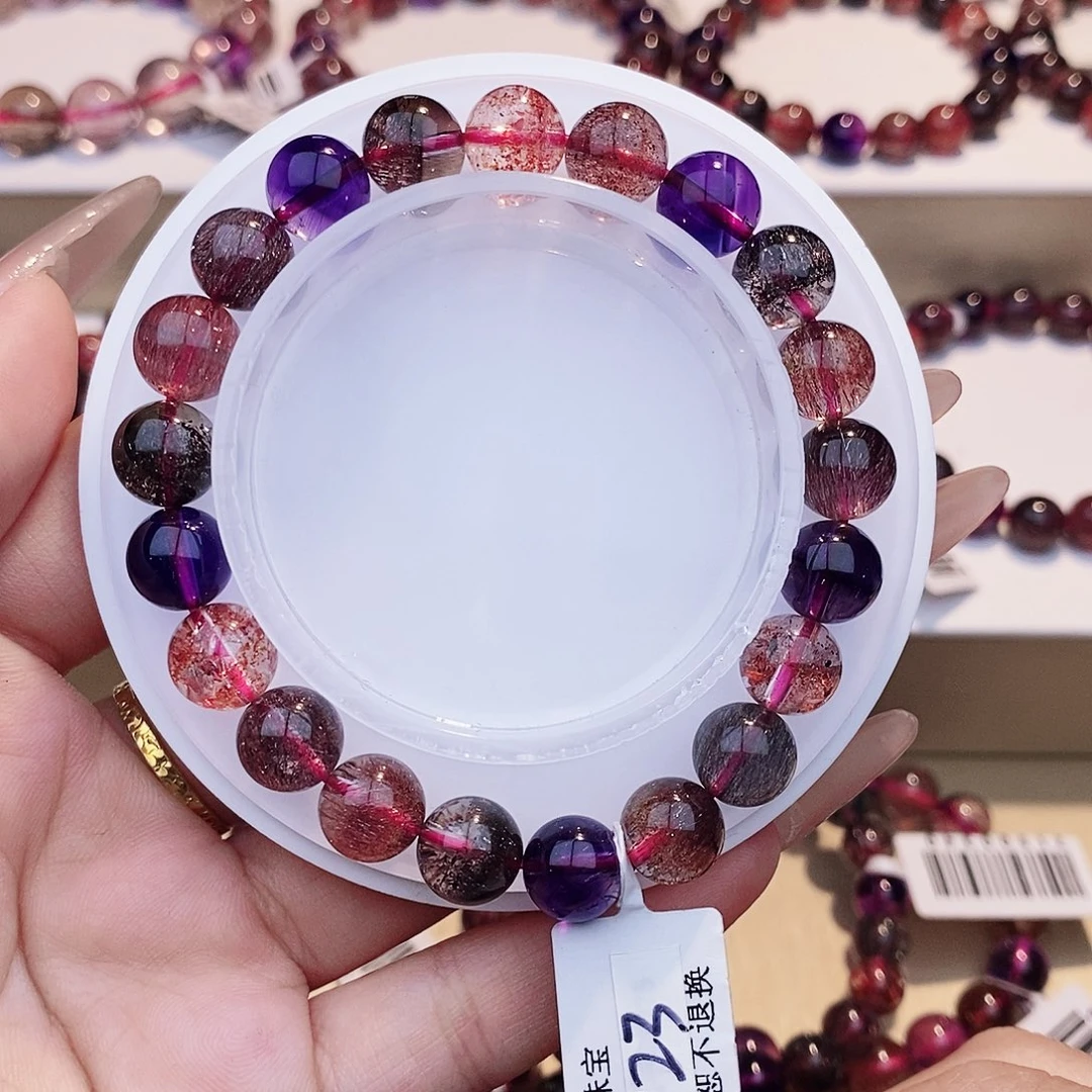 手链未镶嵌水晶黑加仑超七9+