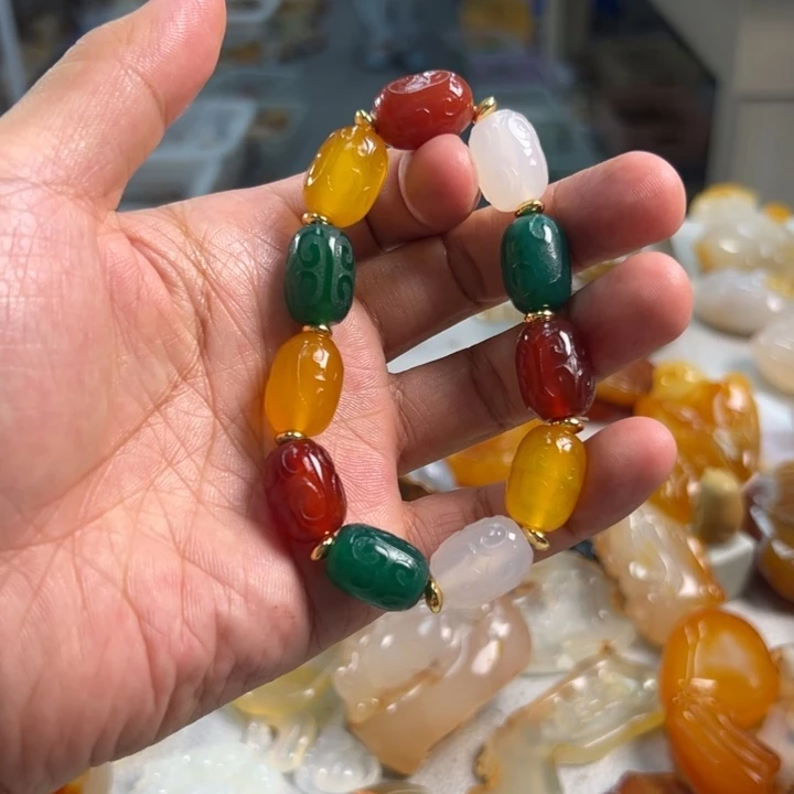 玛瑙/玉髓吊坠(不含链)未镶嵌