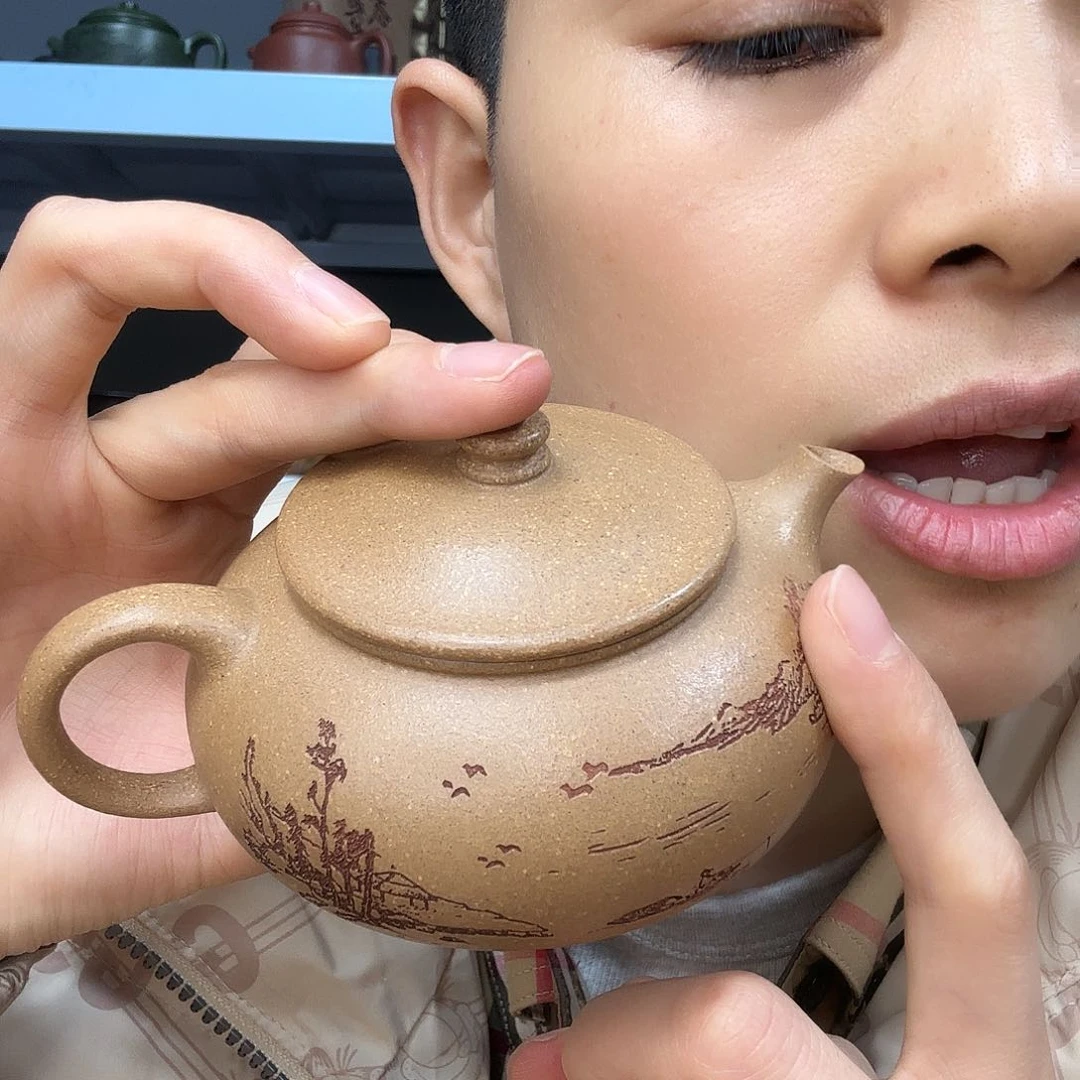 紫砂茶壶民间手艺人全手工制作