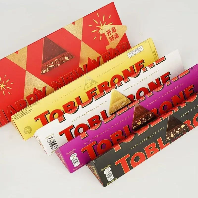[6月14到期]瑞士三角牛奶巧克力蜂蜜巴旦木糖100g*4条口味随机发