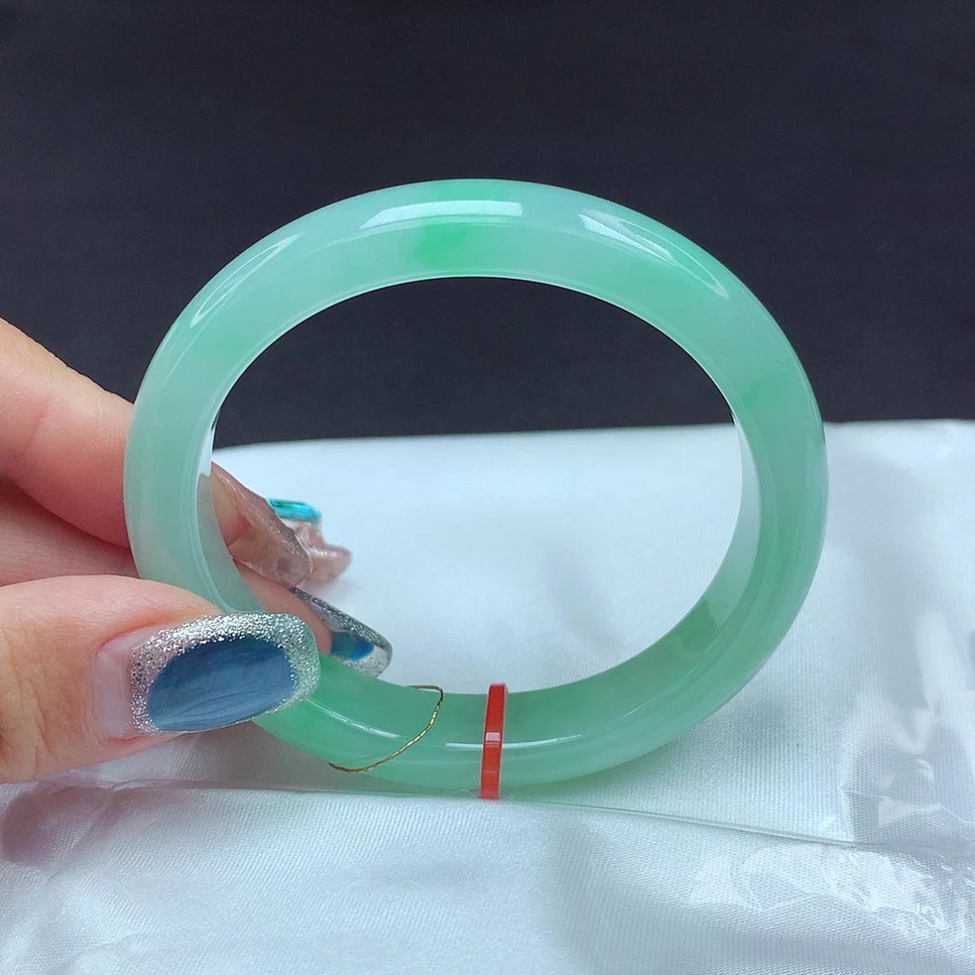 未镶嵌手镯翡翠5354圈贵妃090