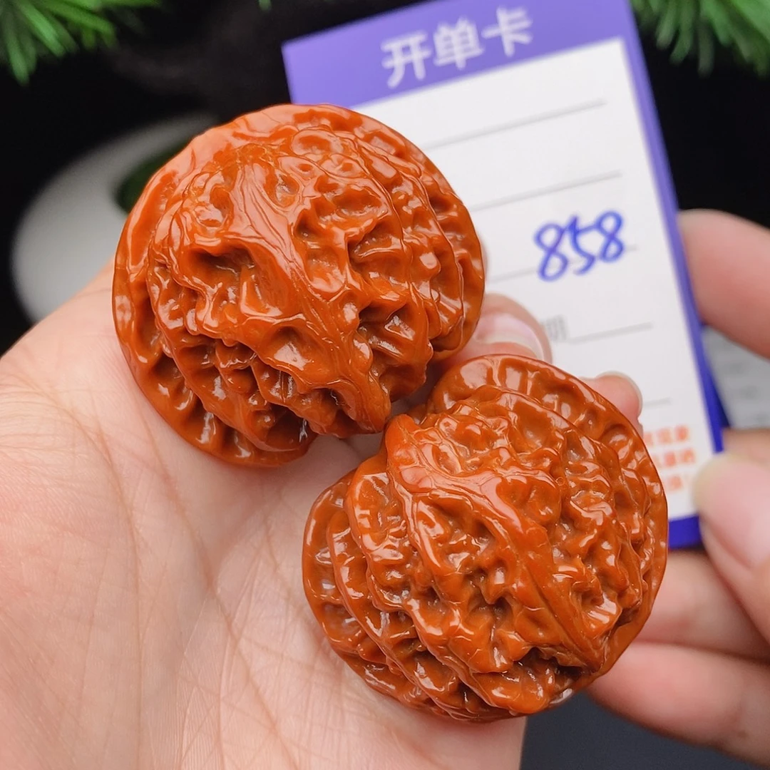 把件文玩核桃40苹果858