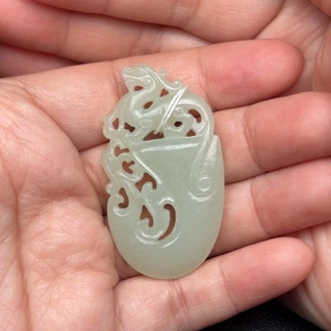 和田玉挂件未镶嵌