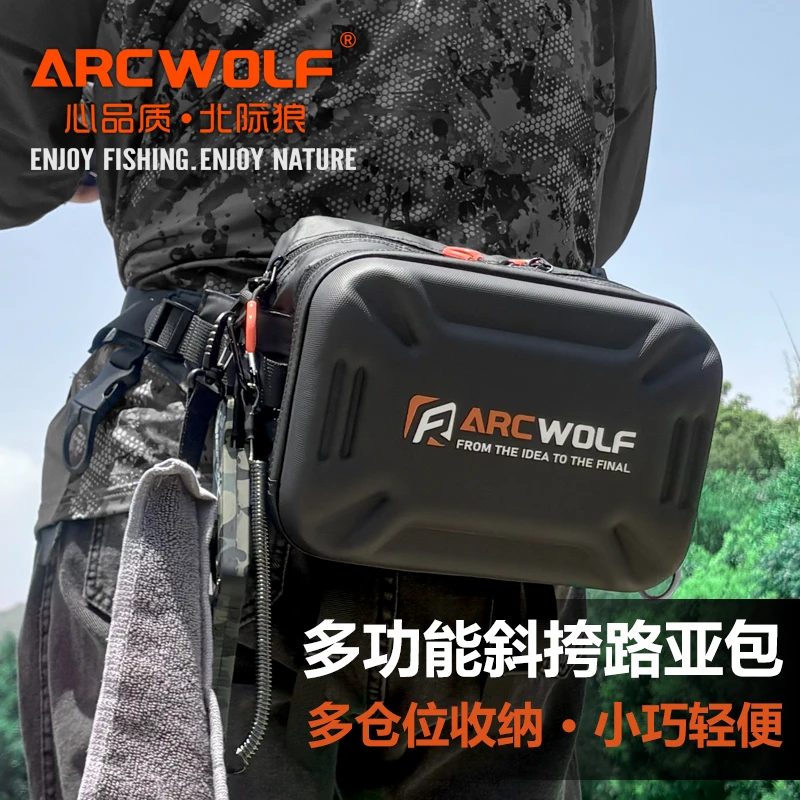 北际狼路亚包路亚腰包多功能腰包路亚专用包大容量路亚收纳包