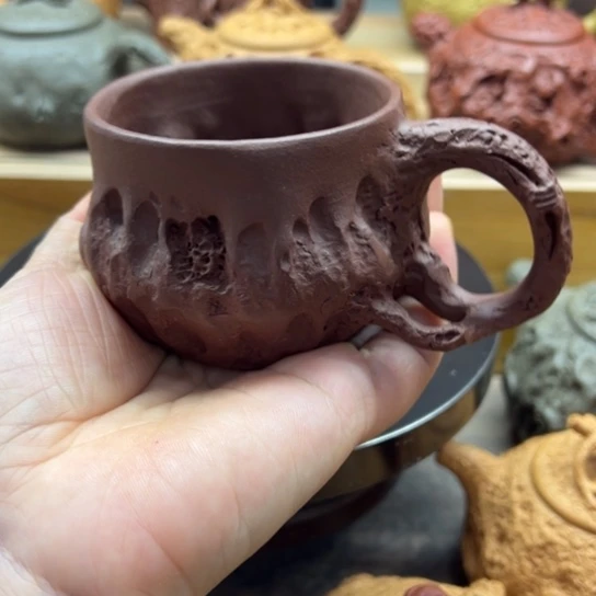 茶壶紫砂全手工制作