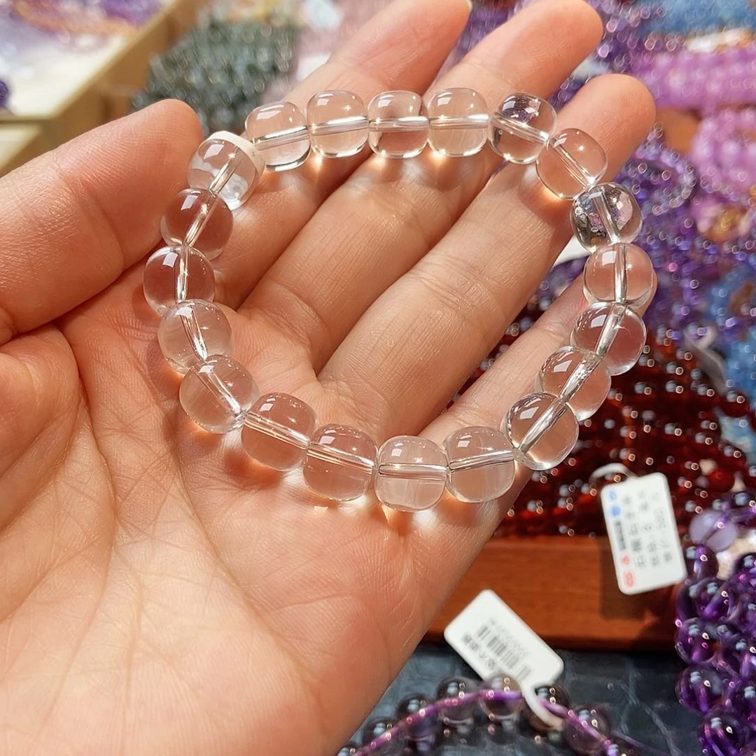 梁***八水晶手链未镶嵌水晶手串10
