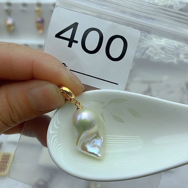 淡水珍珠颈饰银S925镶嵌