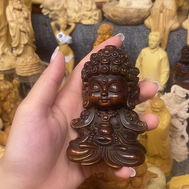 黄杨木黄杨木小叶瑕疵药师佛