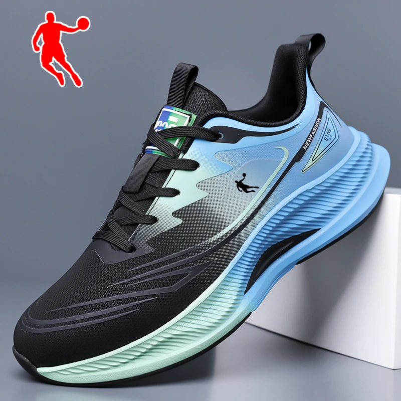 领跑乔丹运动鞋学生跑步鞋防滑男鞋耐磨休闲鞋减震轻便鞋子男士款