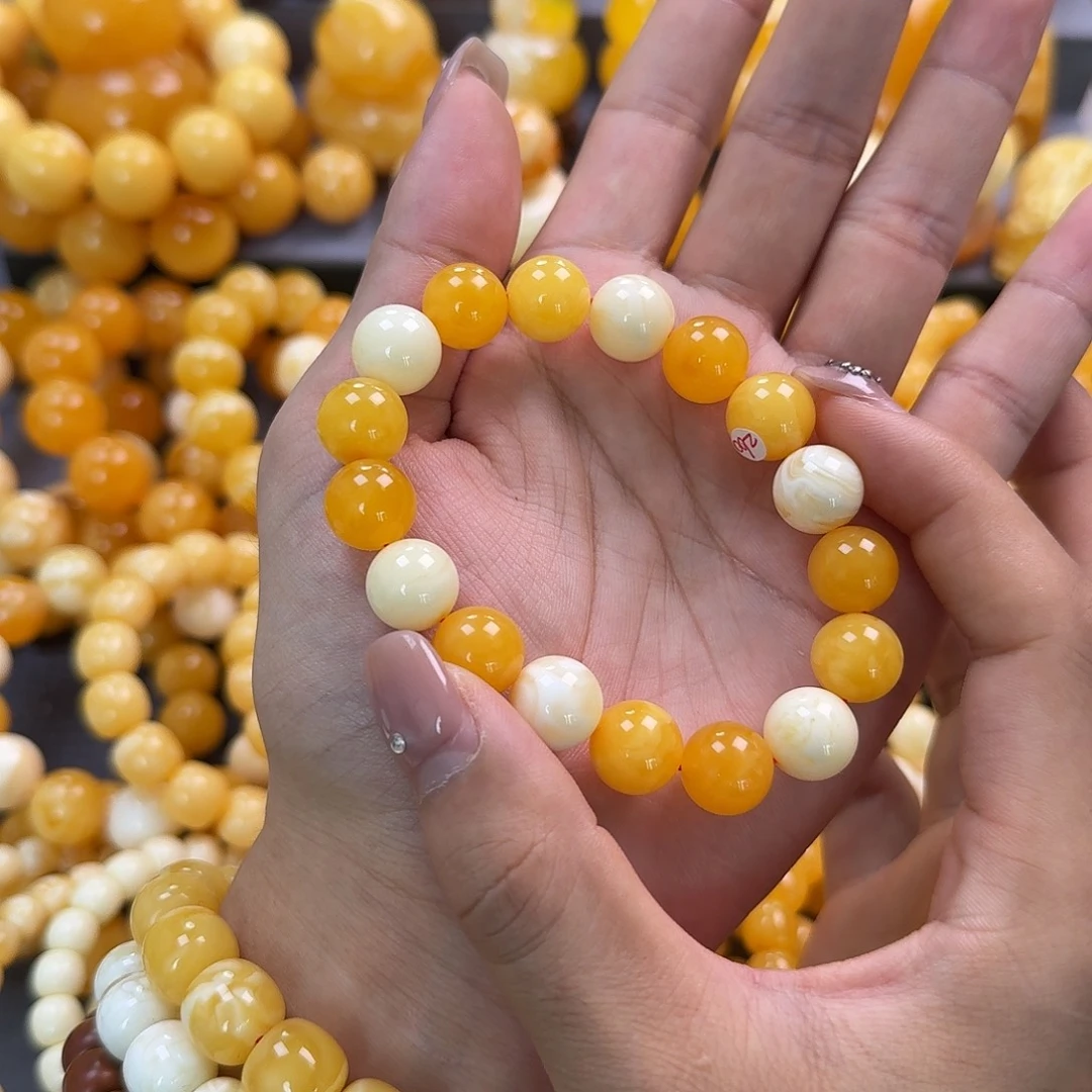 蜜蜡未镶嵌珠宝奇石12mm