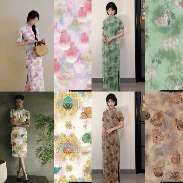 【通拍链接】印花面料零头布链接 叫到名字去拍